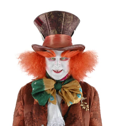Mad Hatter Hat w/Hair 7