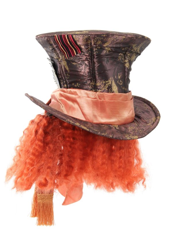 Mad Hatter Hat w/Hair 2