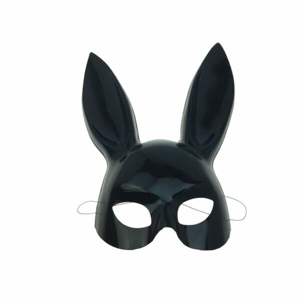 Black Rabbit Half Mask 1