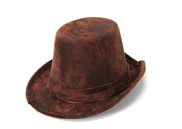Little Victorian Top Hat Brown 4
