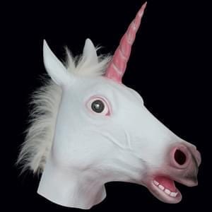 Unicorn Mask w/ Pink Horn 11