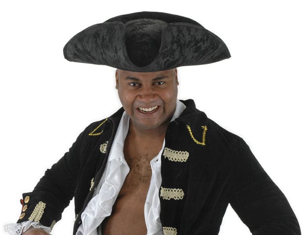Corsair Black Pirate Hat 3