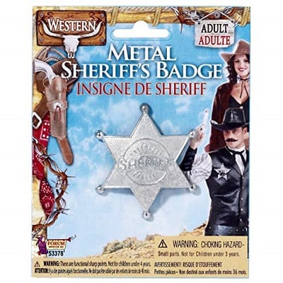 Metal Sheriff's Badge 3