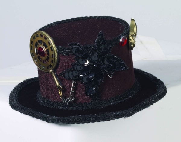 Mini Steampunk Top Hat w/ Gears 1
