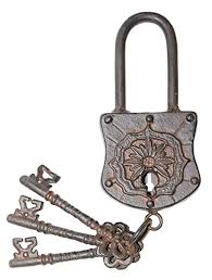 Iron Lock With Keys 3