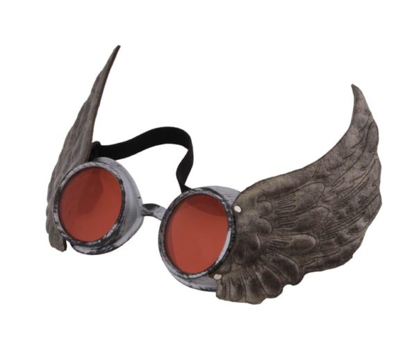 Steamworks Winged Goggles Silver 1