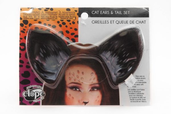 Cat Ears & Tail Kit Black 5