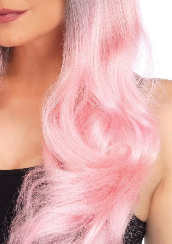 Blended Two-Tone Pastel Long Wavy Wig 2