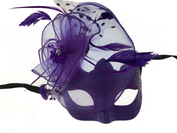 Purple Masquerade Mask 3