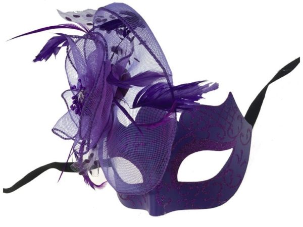 Purple Masquerade Mask 2