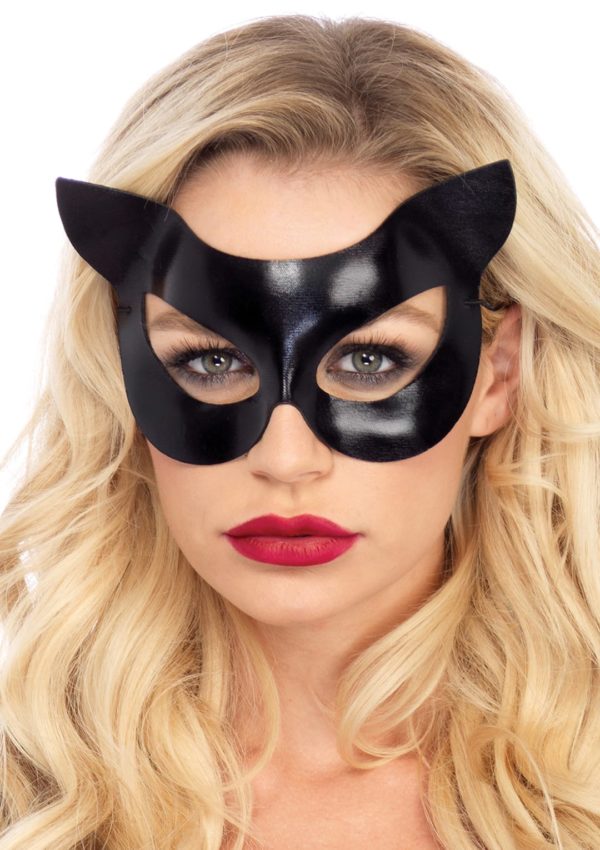 Black Vinyl Cat Mask 2