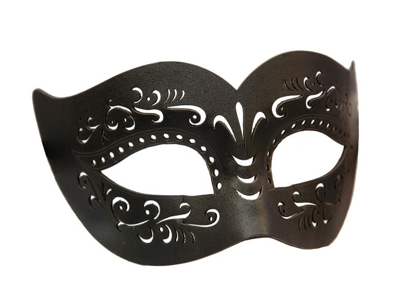 Leather Cut Black Mask 12