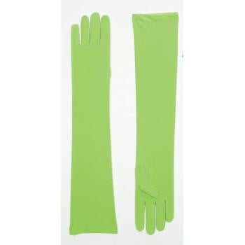 Long Light Green Gloves 5