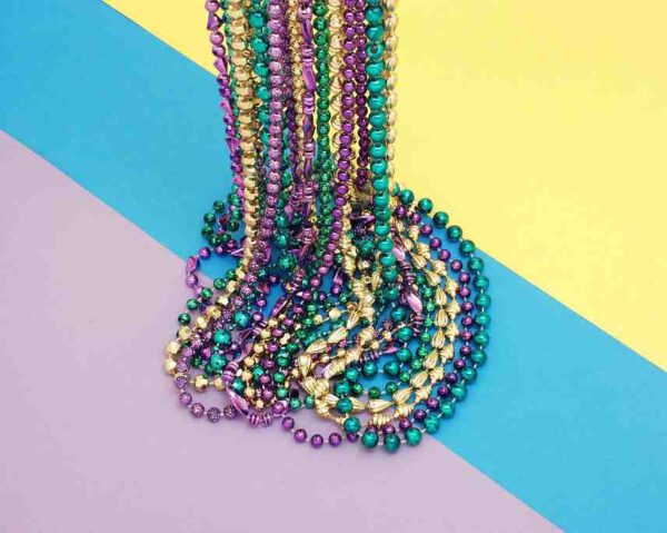 Assorted Mardi Gras Beads 1