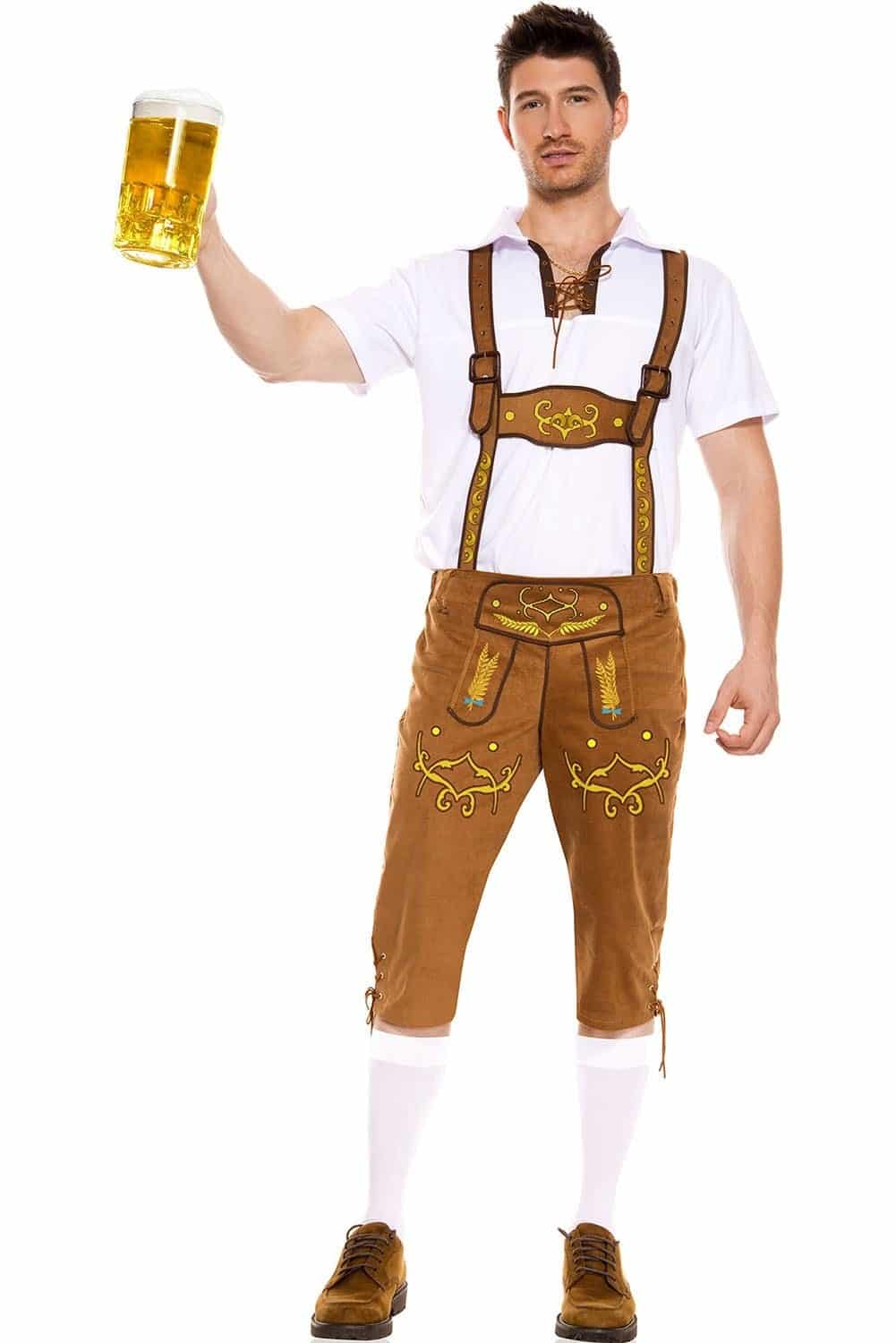 Men's Bavarian Lederhosen 10