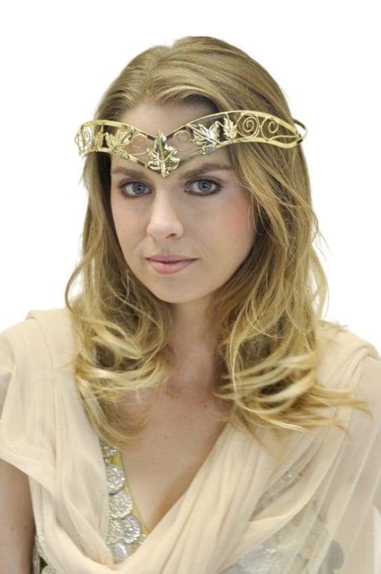 Deluxe Gold Leaf Headpiece 7