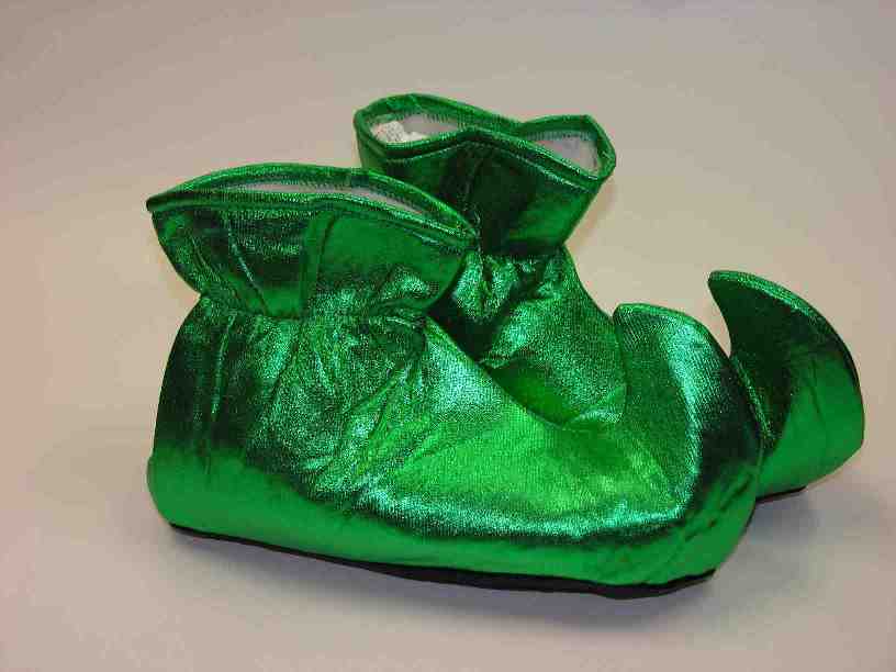 Green Cloth Elf Shoes 7