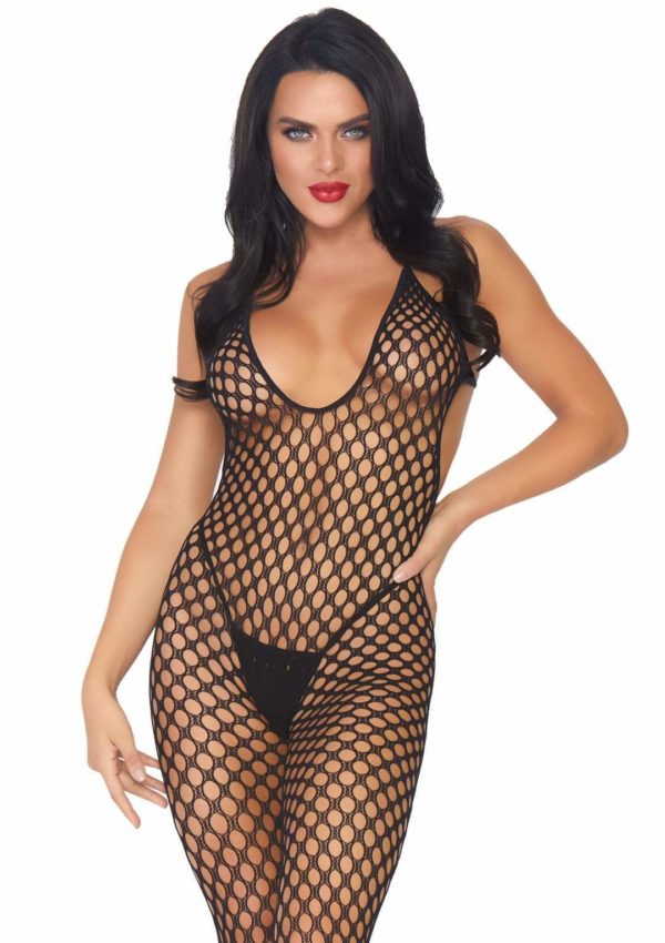 Seamless Footless Low Back Bodystocking 1