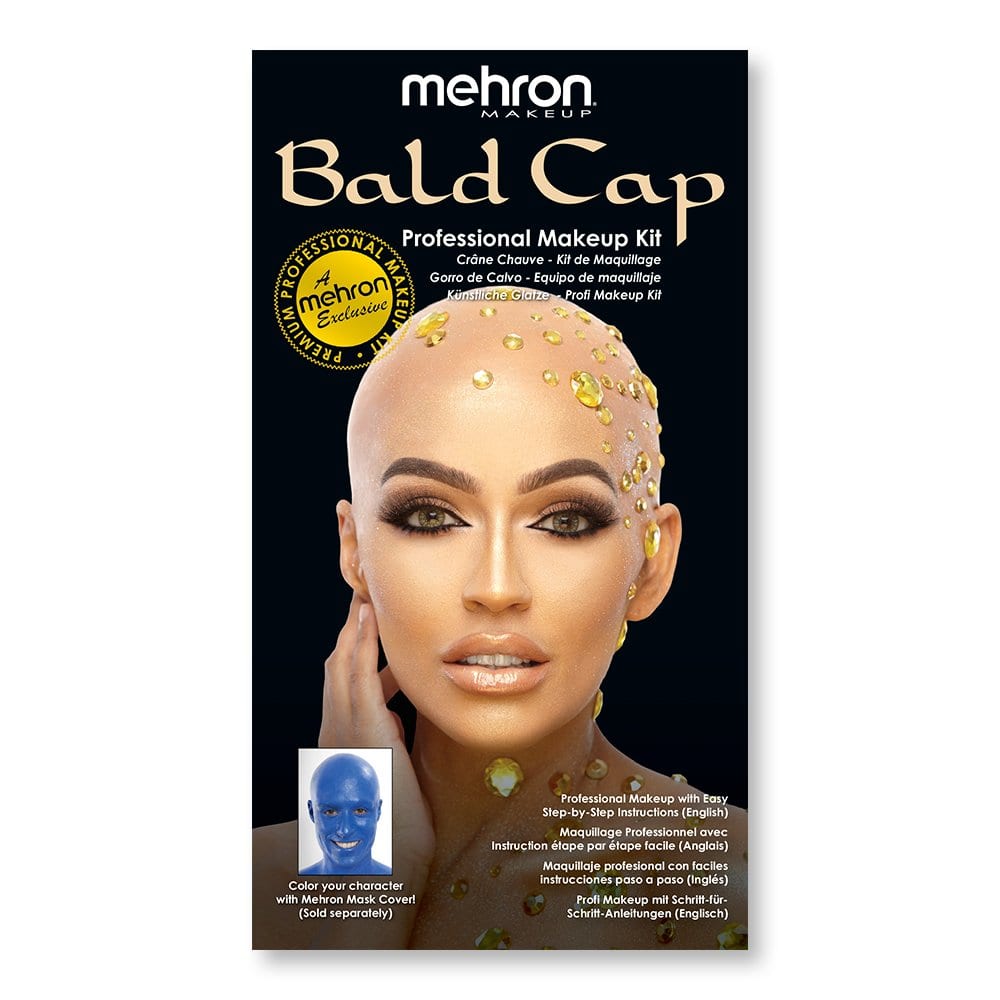 Bald Cap - Premium Character Makeup Kit 9