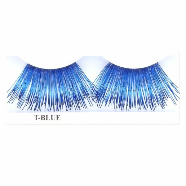 Eyelashes Tinsel Blue XL 1