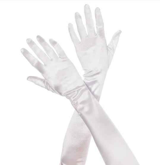 Extra Long Satin Gloves 3