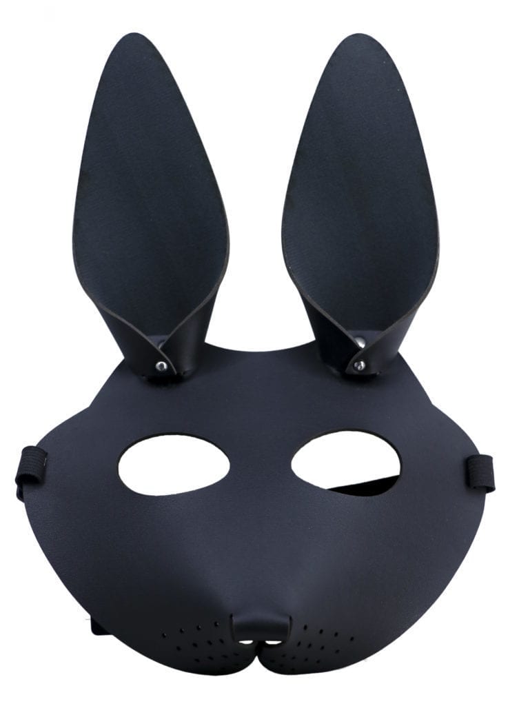 Black Leather Rabbit Mask 11