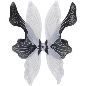 28" Black/White Fairy Wings 5
