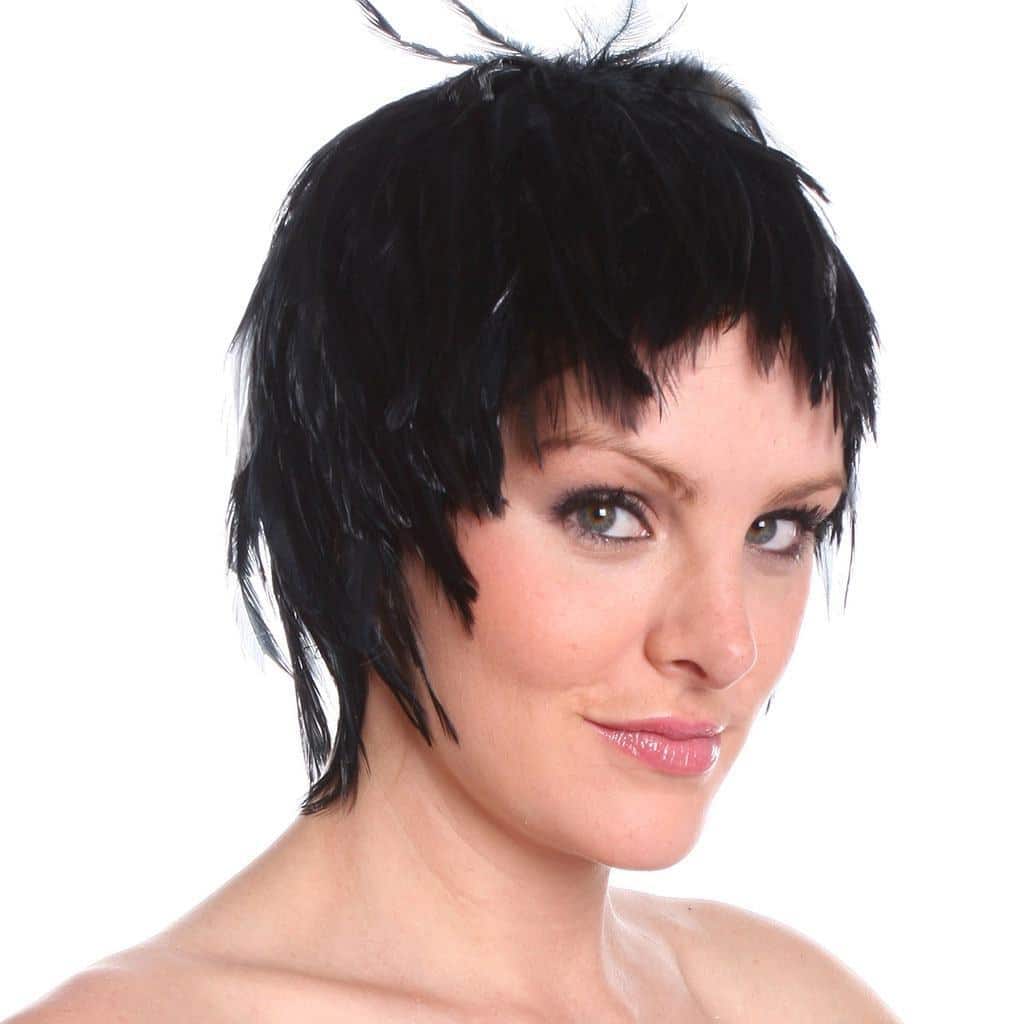 Hackle Feather Wig 1