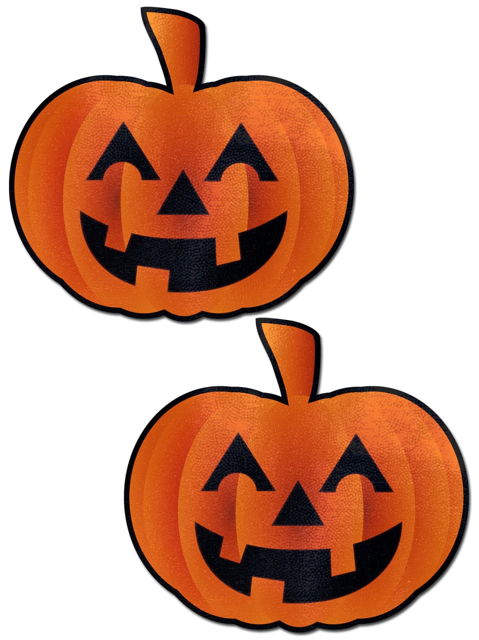 Pumpkin: Spooky Halloween Jack O' Lantern Nipple Pasties 4
