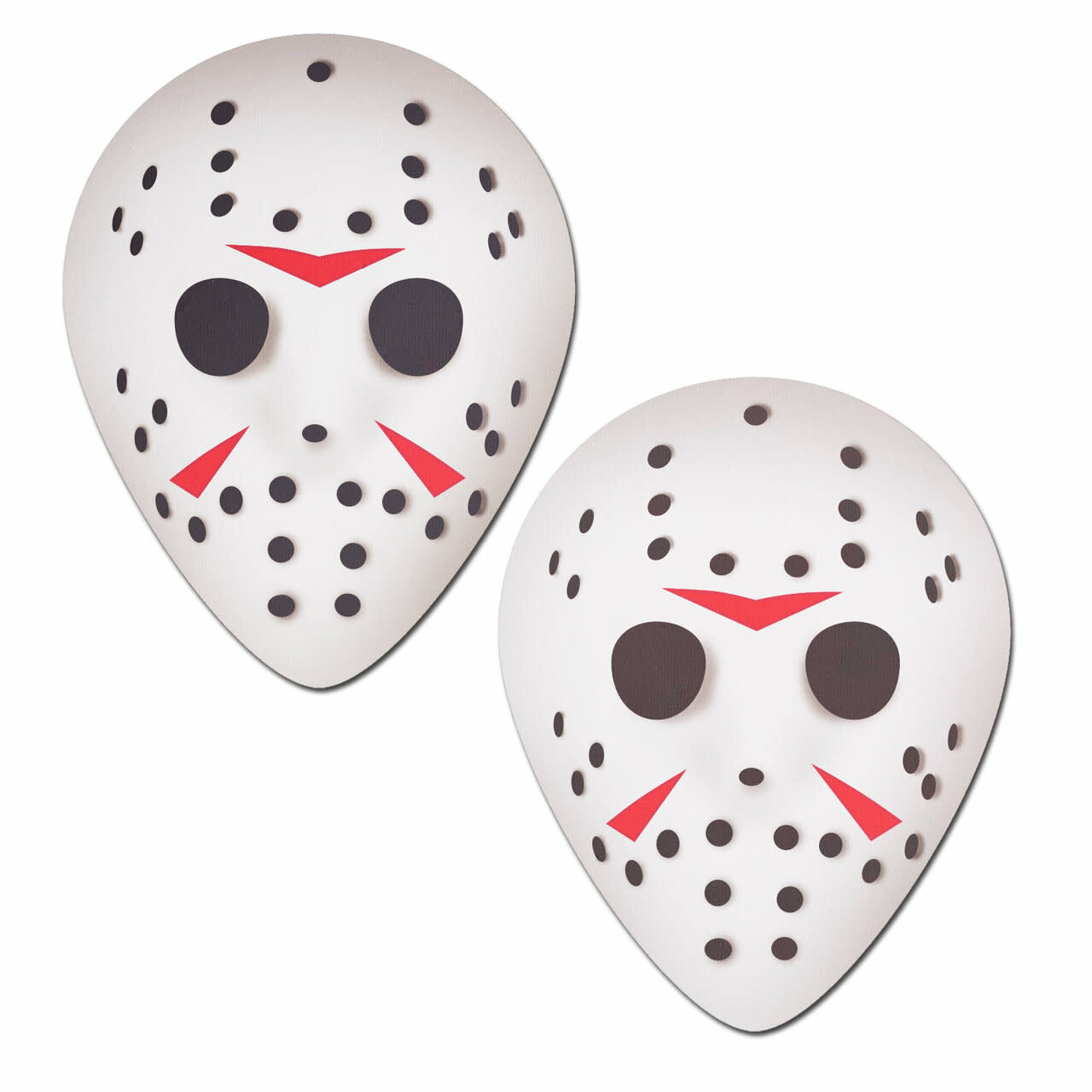 Scary Halloween Hockey Mask Nipple Pasties