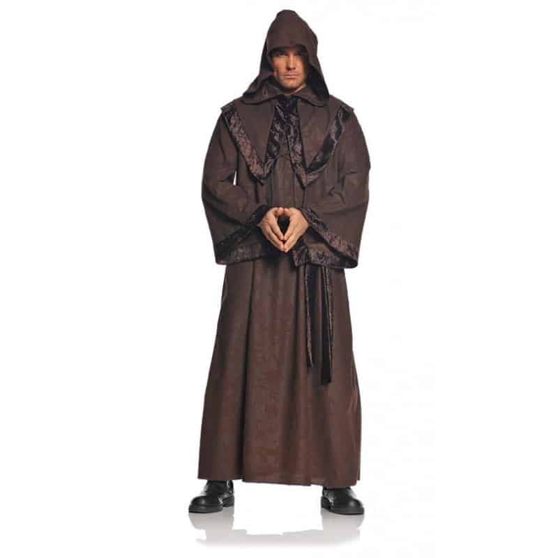 Deluxe Brown Monk Robe 3