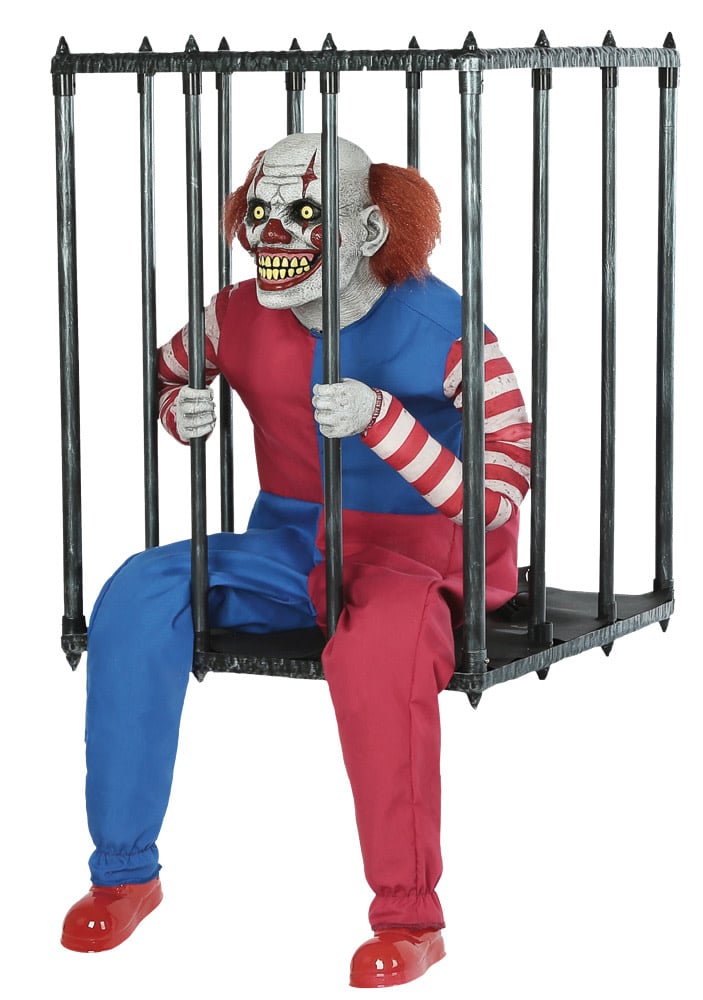 Animated Caged Clown Walk Around Costume 2