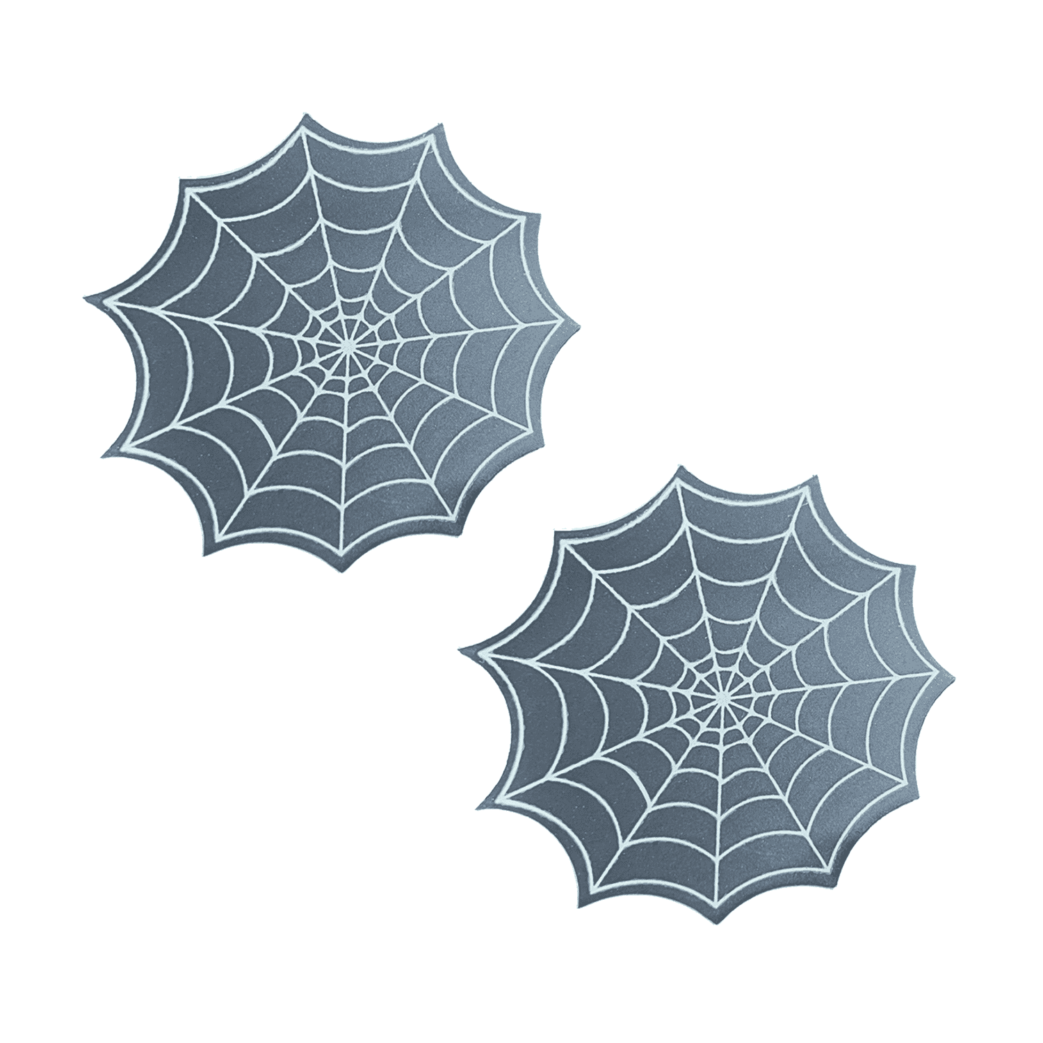 Reflective Spider Web Nipple Cover Pasties 2