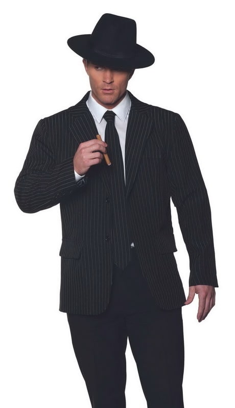 Gangster Pinstripe Jacket and Tie 1